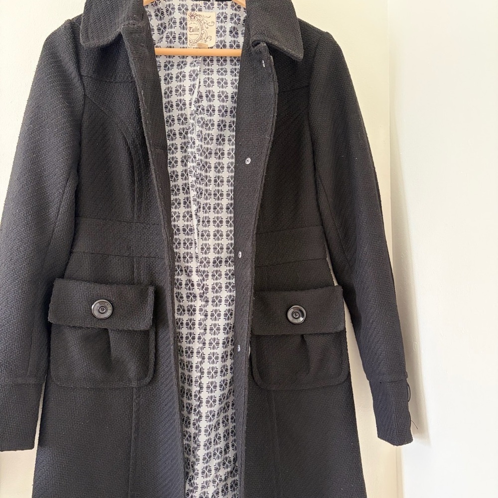 Tulle pea coat classic style - Picture 5 of 10